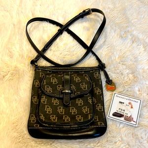 Dooney & Bourke Signature cross-body “letter carrier”